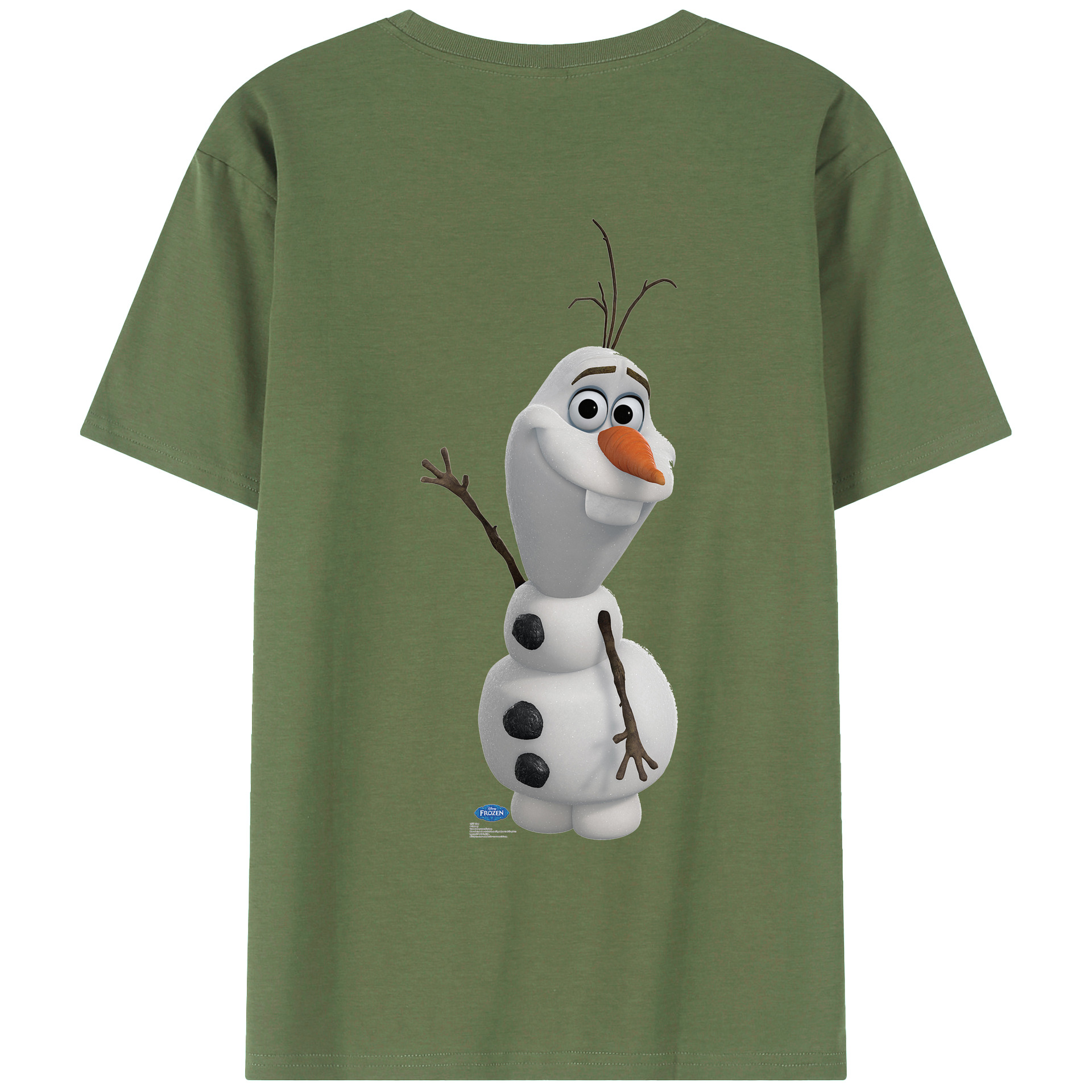 （画像用） アナと雪の女王 アンナ エルサ Frozen Anna Elsa 綿100％ メンズ半袖Tシャツ（バックプリント） 通気性